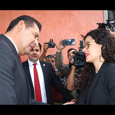 Secretaria de Gobernación acompaña a Alejandro Armenta en su informe de labores