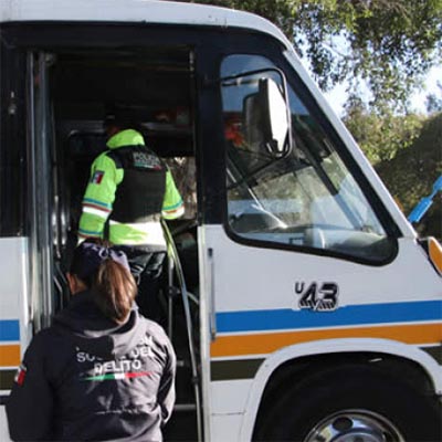Cinco rutas del transporte público con más denuncias de asaltos en 2023