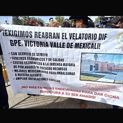 Maestros de la CNTE y grupos de resistencia piden apoyo a AMLO en Mexicali