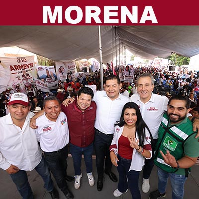 Agua potable y obra comunitaria para las juntas auxiliares de Puebla: Armenta
