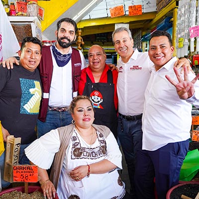 Pepe Chedraui se compromete a fortalecer los servicios en la Central de Abasto