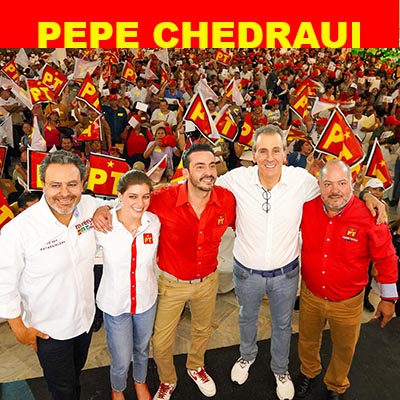 Pepe Chedraui pide a los simpatizantes del PT, a salir a votar