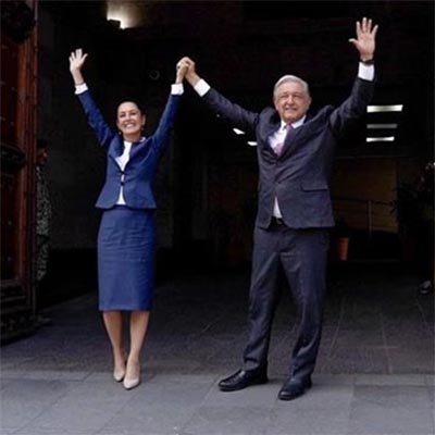 Acuerdan AMLO y Sheinbaum avanzar en reformas constitucionales