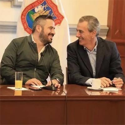 Se reúnen en privado Adán Domínguez y Pepe Chedraui