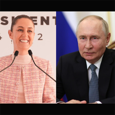 México invita a Vladímir Putin a toma de protesta de Claudia Sheinbaum