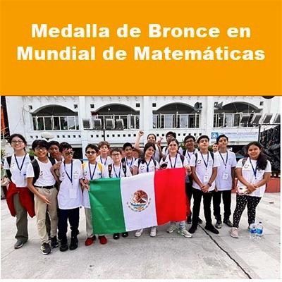 Cinco preseas de bronce en Mundial de Matemáticas para México
