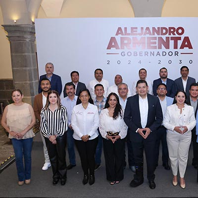 Armenta y alcaldes electos juntos por el bienestar y la seguridad de las familias poblanas