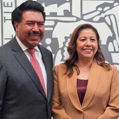 Laura Artemisa García Chávez, presidenta de la Junta de Gobierno del Congreso de Puebla