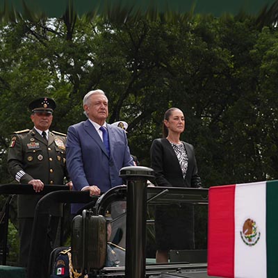 Destacan entrega que tendrán instituciones armadas a la futura Presidenta
