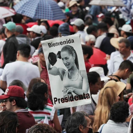 Sheinbaum recorrió 104 mil kilómetros durante sus giras nacionales de 2025