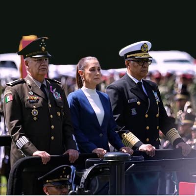 Mi gobierno será de “hazañas pacíficas” del pueblo y sus fuerzas armadas: Sheinbaum
