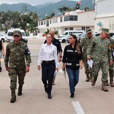 Evalua Sheinbaum con gabinete afectaciones por ‘John’ en Guerrero