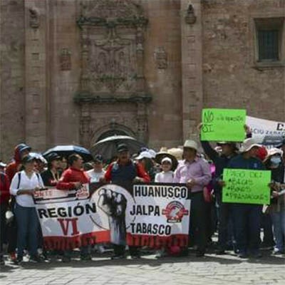 Docentes de Zacatecas marcharán hoy para exigir a Monreal el pago de becas