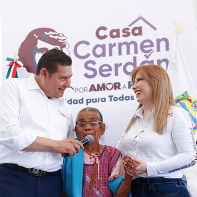 Alejandro Armenta inaugura la tercera de 27 Casas Carmen Serdán