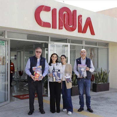 Reconoce MariElise Budib la labor social de CINIA México