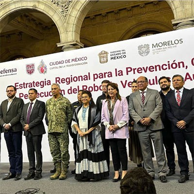 Cdmx, Puebla, Morelos, Hidalgo y Estado de México coordinan acciones contra robo de autos
