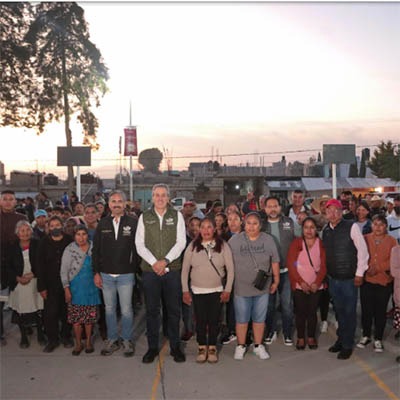 Instaló Gobierno de la Ciudad 140 luminarias LED en San Miguel Espejo