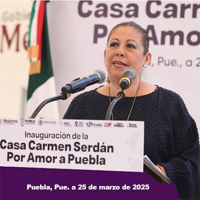 Gobierno estatal inaugura décima Casa “Carmen Serdán” en Ex Centro Comunitario La Guadalupana