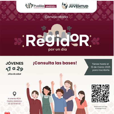 Inicia registro para participar en la convocatoria “Regidor por un día”
