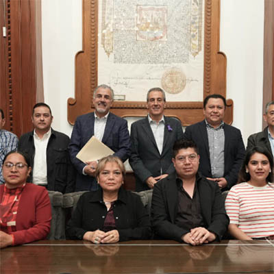 Se reúne Chedraui con el Sindicato del Ayuntamiento de Puebla