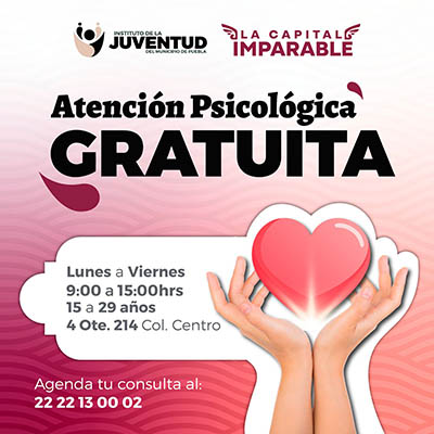 IJMP ofrece atención psicológica gratuita para jóvenes en la capital