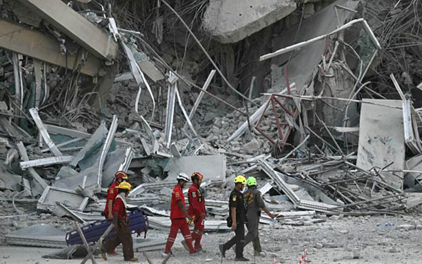 Ascienden a más de mil 600 los muertos por terremoto en Myanmar