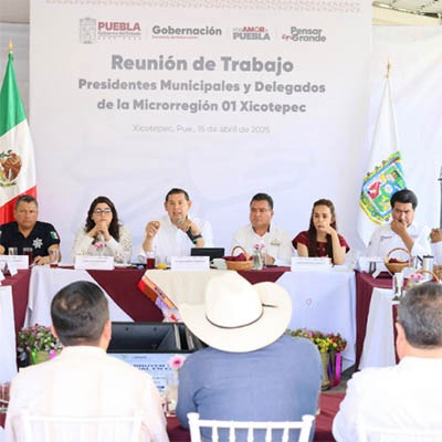 Obras que sirvan al pueblo, prioridad de Gobierno de Puebla y municipios