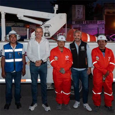 Gobierno de la Ciudad transforma el alumbrado público en la Colonia San Antonio Abad