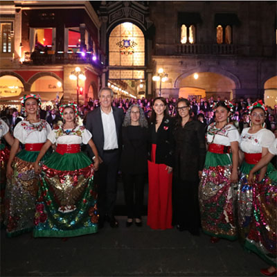 494 aniversario de la fundación de Puebla, macroconcierto sinfónico engalanó el Zócalo de la Ciudad