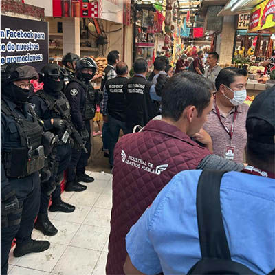 Realiza Gobierno de la Ciudad inspección sanitaria en Mercado Zapata ante denuncia ciudadana