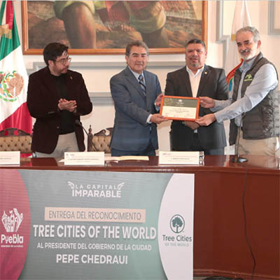 Gobierno de la Ciudad se compromete hacer de Puebla una ciudad más verde y sostenible