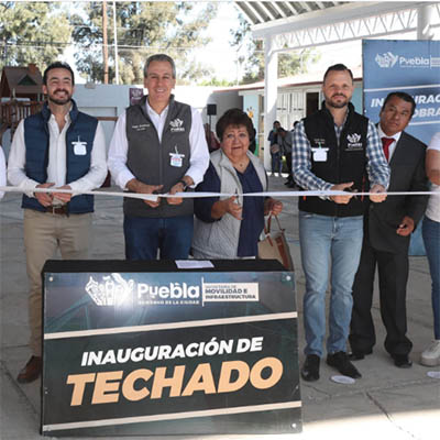 Entrega Pepe Chedraui techado escolar en el Jardín de Niños Tzitzilini