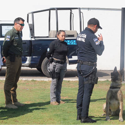 Titular de la SSC, supervisó las instalaciones de los Grupos Especiales y Unidad Canina K9