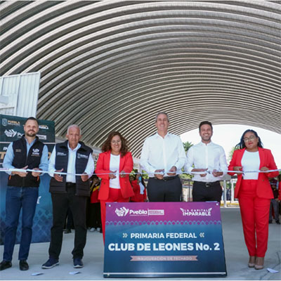 Inaugura Pepe Chedraui techado escolar en la Primaria Club de Leones