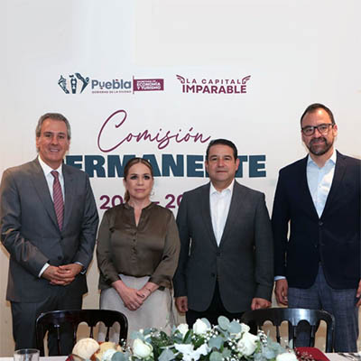 Instaló Pepe Chedraui la Comisión Permanente 2024- 2027 del municipio de Puebla