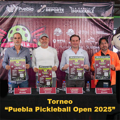 Presenta Instituto Municipal del Deporte el Torneo “Puebla Pickleball Open 2025”