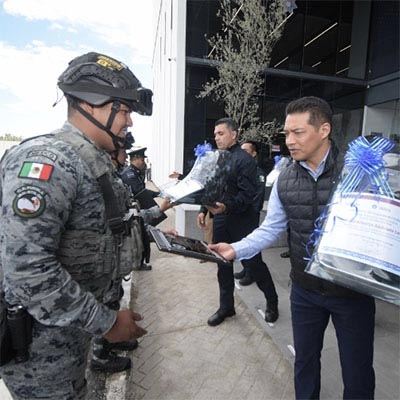 Reconoce la SSC a Policías de la Ciudad y a elementos de la Guardia Nacional por acciones destacadas