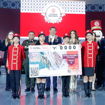 Conmemoran Sedena, Lotería Nacional y Gobierno de Puebla “Batalla del 5 de Mayo”