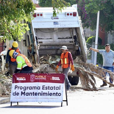 Colonos demuestran su amor a Puebla con Faena Comunitaria