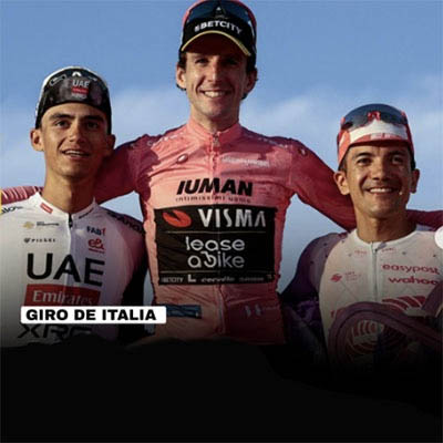 Del Toro, el ciclista más joven en subir al podio del Giro en 85 años