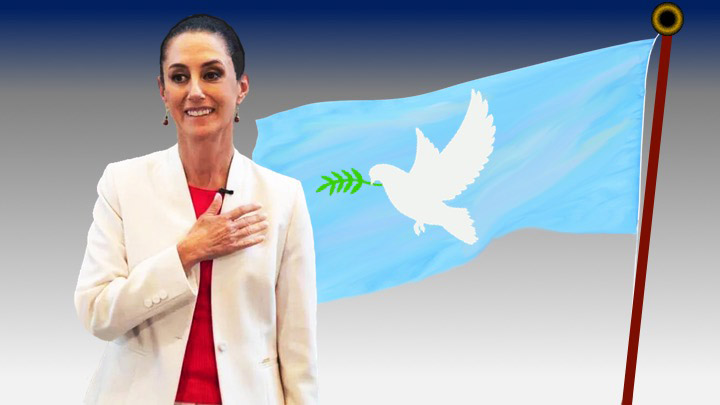 La política construye la paz; no al odio entre naciones: Sheinbaum