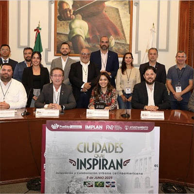 La ciudad de Puebla consolida alianzas internacionales para innovación urbana con Brasil y República Dominicana