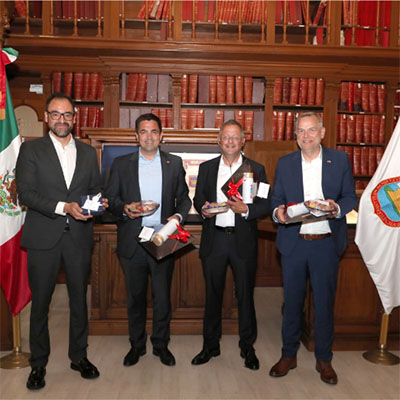 Recibe Gobierno de la Ciudad a diputados alemanes