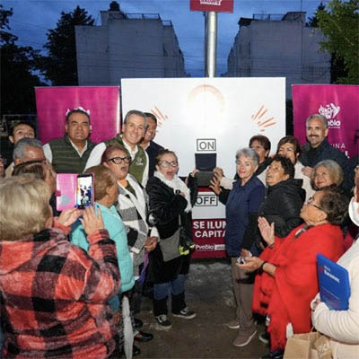 Beneficia Puebla Brilla a más de 10 mil vecinas y vecinos de Loma Bella