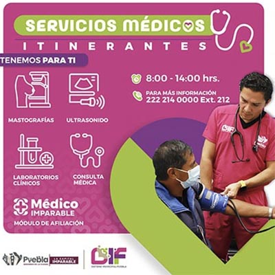 Llegan servicios médicos itinerantes a nuevos puntos de la Capital Imparable