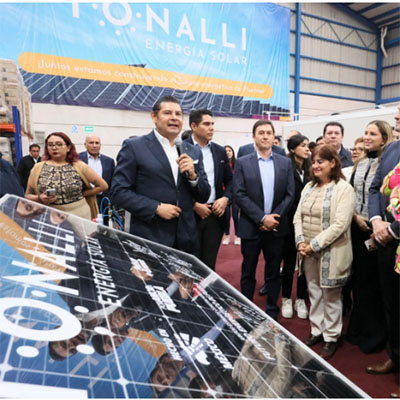 Cumple Armenta compromiso de campaña al inaugurar la Fábrica de Paneles Solares “Tonalli”