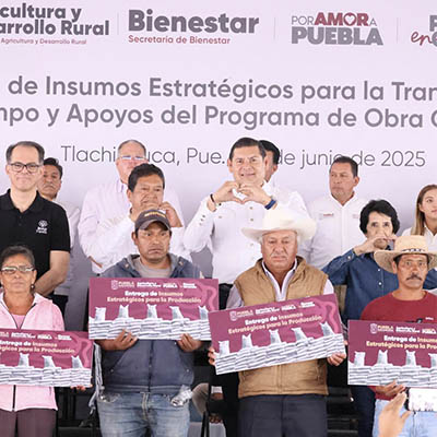 Entrega Gobernador Armenta 18 mdp en Obra Comunitaria y apoyos al campo en Tlachichuca