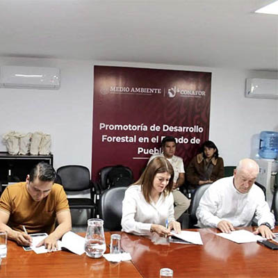 Firma Gobierno de la Ciudad y CONAFOR convenio de colaboración para fortalecer el cuidado del medio ambiente