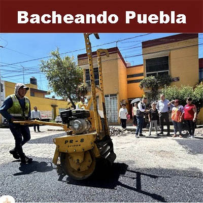Supervisa Gobierno de la Ciudad avances de la campaña Bacheando Puebla en juntas auxiliares