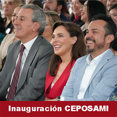 Asisten Pepe Chedraui y MariElise Budib a la inauguración del CEPOSAMI